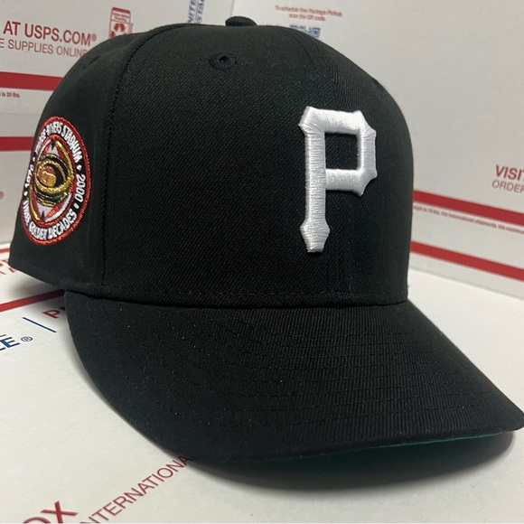 PITTSBURGH PIRATES THREE RIVERS STADIUM PATCH HAT - Picture 2 of 5